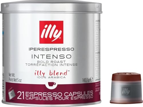 Illy Coffee, Intenso IperEspresso Capsule, Dark...