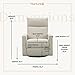 Nurture& The Glider Plus - Premium Nursery Power Recliner | Swivel Chair with Adjustable Head Support and Adjustable Lumbar Support | Built-in USB - The Ultimate Comfort for Nursing, Relaxing (Ivory)