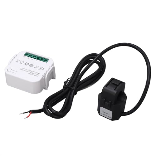 Image of Fafeicy Smart Electricity Meter, WiFi Clamp Power Monitor with Real Time Energy Tracking for Home and Office Black