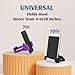 ZYNIO Thumbs Up Phone Holder – Adjustable Cell Phone Stand for Desk, Hands-Free Viewing, Compatible with Wireless Charging for Kids & Adults – Black & Purple