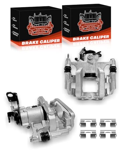 Image of TOVASTY 2PC Set Brake Caliper Left & Right Rear Side Set Compatible With Chevy Cruze 2011 2012 2013 2014 2015, Chevy Cruze Limited 2016