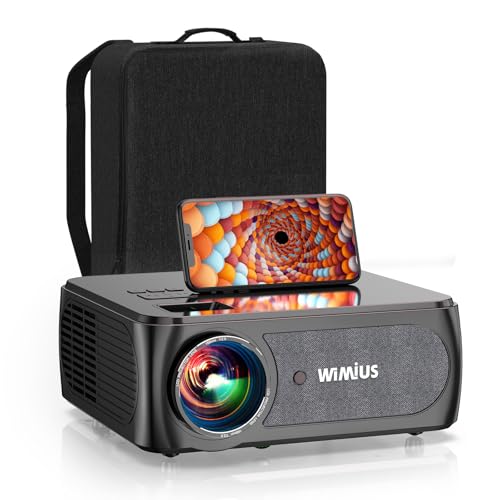 Vidéoprojecteur 4K WiFi Bluetooth 32000 Lumens Full HD 1080P, WiMiUS Projecteur 4K WiFi6 Bluetooth...