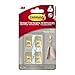 Price comparison product image Command Small Metallic Hook, Gold Colour - 4 Hooks, 5 Adhesive Strips - Indoor use - Damage Free Hanging