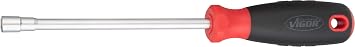 VIGOR Socket Wrench V4222 External Profile Hexagonal SW 8 mm | Output, external profile hexagonal, chrome-plated, SW 8 mm, length 150 mm, 144 g, SW 8 mm, external profile hexagon