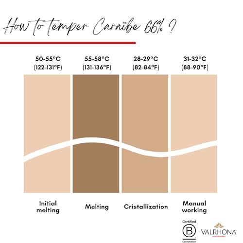 Valrhona Caraïbe Baking Chocolate Chips 66%, 1 kg