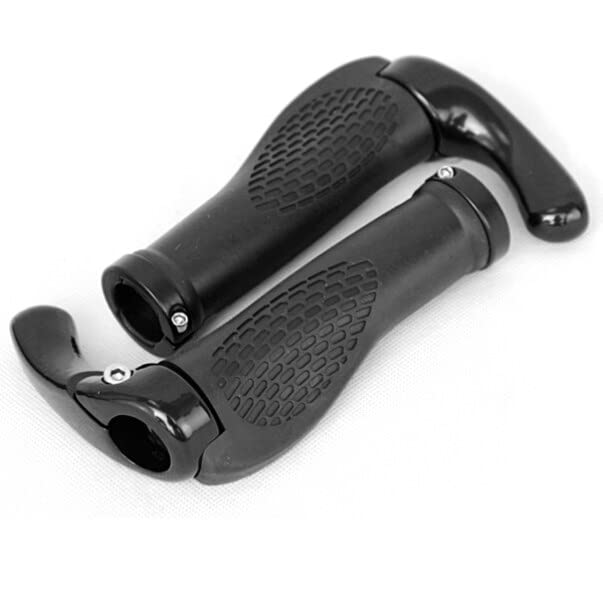 POPETPOP Poignées Vélo Ergonomiques – Antidérapantes, Amortisseurs De Vibrations Pour VTT (2 Pièces)
