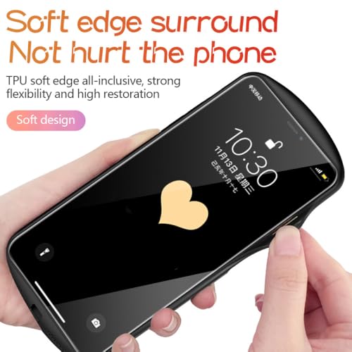 Coque iPhone XS verre trempé avec cordon pour éviter les chutes
