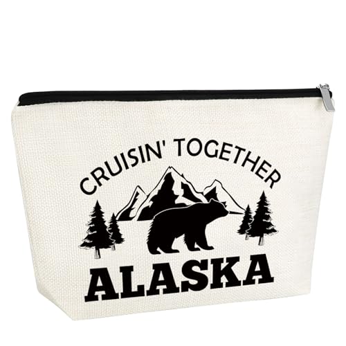 Alaska Cruise Souvenir Gifts Makeup Bag Alaska Cruise Essent