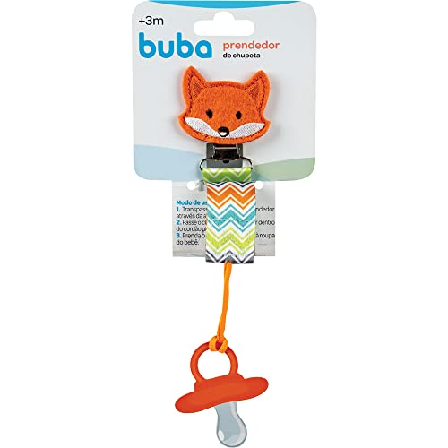 Buba Prendedor De Chupeta Raposinha Colorido
