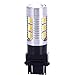 3157 3057 3357 4157 Turn Signal White Yellow Amber Switchback Led Light Bulbs 22 SMD with Projector, for Standard Socket, Not CK, Pair of 2