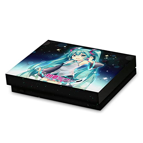 Skin Xbox One X Hatsune Miku en vinyle robuste anti-rayures pour protéger la console de jeux