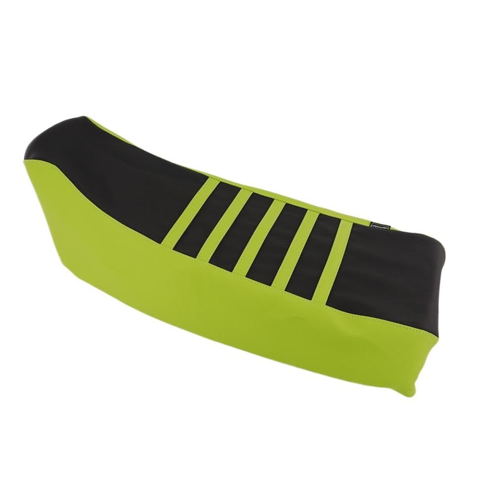 Coprisella per Moto a Righe Compatibile Con KLR650 2008-2018 in Pelle PVC Impermeabile(Ships From: China Mainland; Color: green)