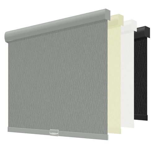 ChrisDowa Blackout Window Shades, Cordless Roller Blinds for Indoor Windows