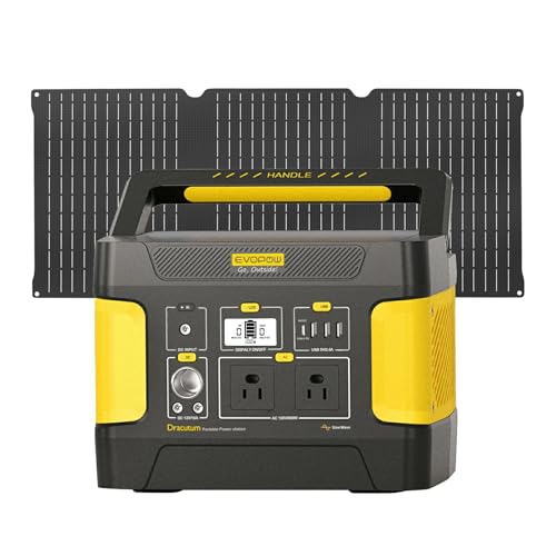 Amazon.co.jp: Evopow ポータブル電源 LiFePO4 ソーラーパネル セット