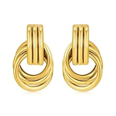 Gold Knot Earrings