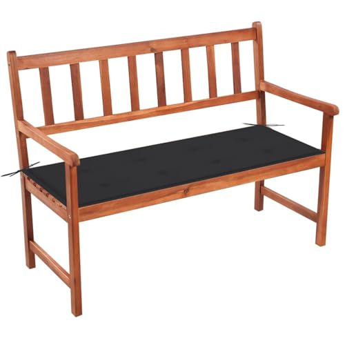 Banco para terraza de madera resistente con respaldo ideal para relax en el balcón 2