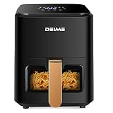 Air Fryer 4.2 QT Oilless Hot AirFryer 1200W Healthy Cooker Small Oven with 7 Presets, Digital LCD To