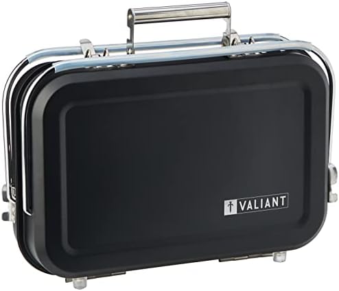 Valiant Portable Folding Picnic and Camping BBQ - Black