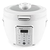 Aroma Housewares Professional 20-Cup(cooked) / 4Qt. Digital Rice Cooker/Multicooker, Automatic Keep Warm and Sauté-then-Simmer Function, white (ARC-1230W)