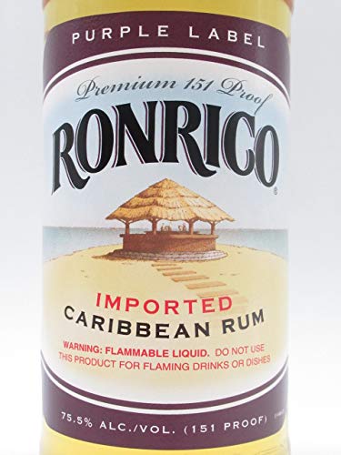 Amazon.co.jp: Ronrico 151 Purple Label 75.5° 700ml [Authentic