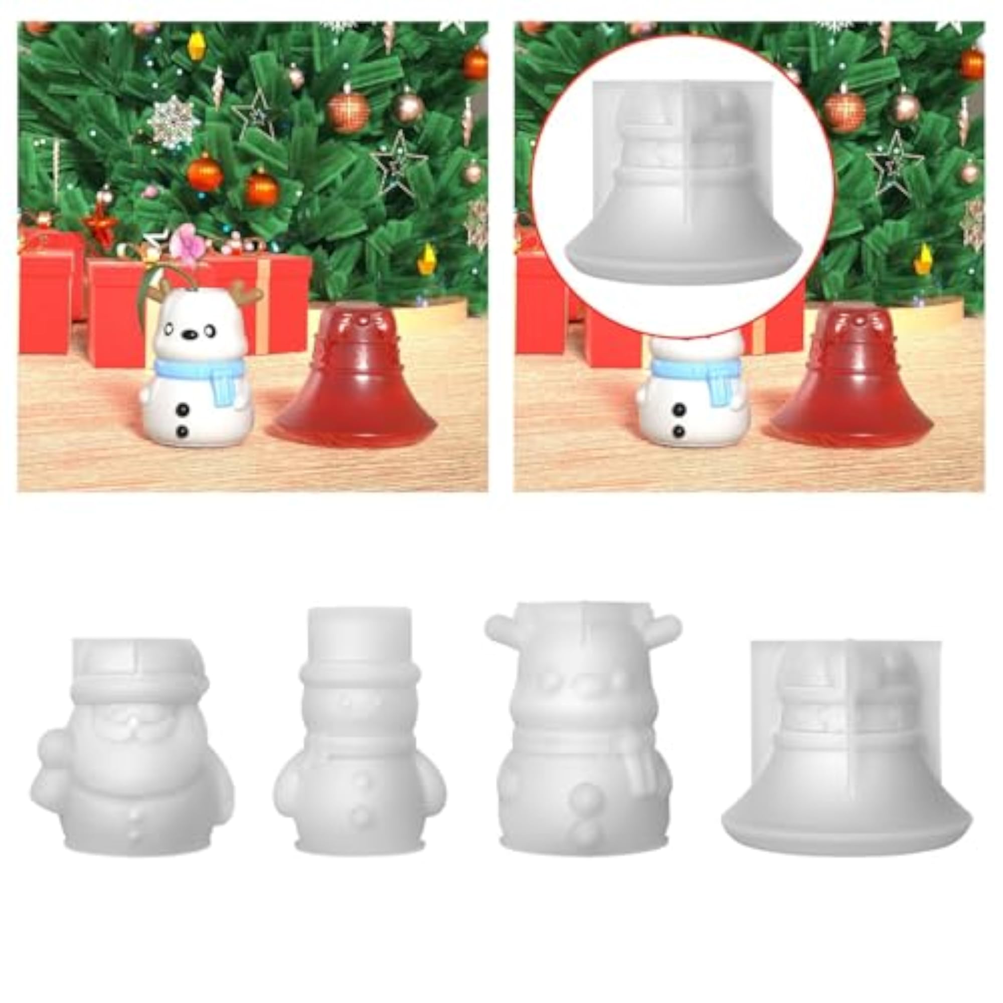 10x Candle Mould for Ornaments, Reusable DIY Supplies