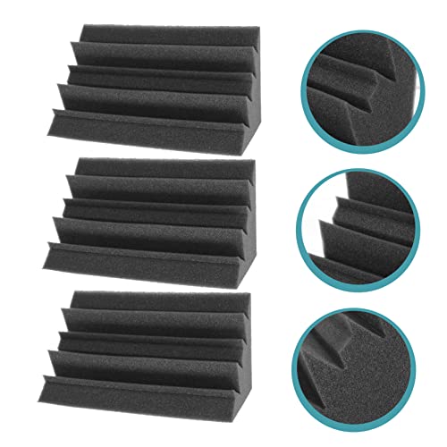 3Pcs Esquina Trampa de Graves Material Absorbente de Sonido para Sala de Control de Grabación miniatura 7