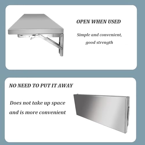 Table pliante murale pour petits espaces et buanderies encombrées