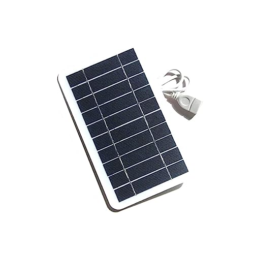 Panel solar de 5V y 20W con puerto USB para cargar móviles en camping 2
