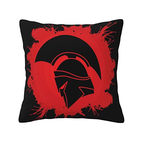 Ewmar Spartan Warrior Helmet Throw Pillow Covers Cushion Decorative Pillowcases For Sofa Couch Living Room Outdoor Home Decor #TOP22