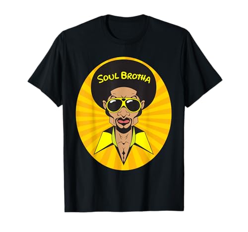 Camisa Funk para hombre, disfraz vintage de los años 70, música funky afro soul Camiseta