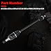 LINKCRO Front Right CV Axle Shaft - Passenger Side Drive Shaft Assembly Compatible with Toyota Corolla 2009-2017, Matrix 2009-2014, Pontiac Vibe - Replaces 60-5287, 60-5288, 66-5224, 66-5228