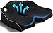 Cuscino Sedia Ufficio,Cuscino Sedile Auto con Fodera Lavabile,Cuscino Memory Foam Sedia Favorisce Circolazione Sanguigna Allevia Coccige,Cuscino Seduta Ortopedico per Ufficio,Auto,Sedia a Rotelle