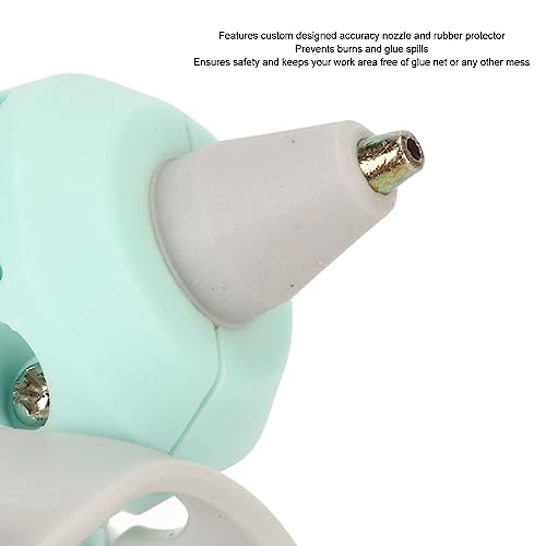 Mini máquina de cola quente, design de suporte dobrável seguro, pré-aquecimento rápido, alça ergonôm