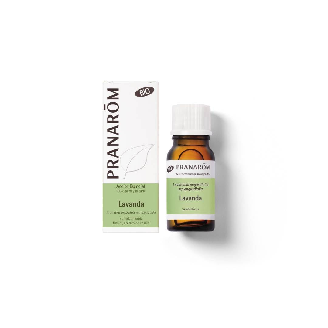 PRANAROM - Lavanda Orgánica - Aceite Esencial Quimiotipado - Sueño y Estrés - 100% Puro y Natural - HECT - 10ml