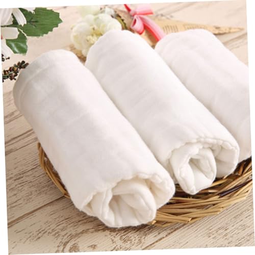 YARNOW 6pcs Muslin Burp Cloths Soft Cotton Diapers Breathable Wash Cloths for Newborns Reusable Washable Boys4