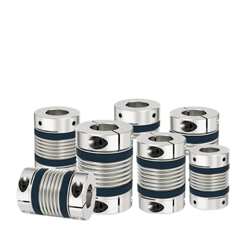 Accouplement d'arbre moteur flexible CNC soufflet aluminium joint universel cardan