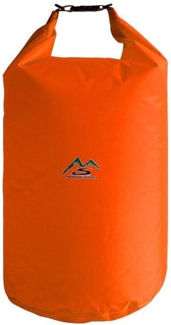 Waterproof Dry Bag for Hiking, 20L Heavy Duty Outdoor Storage Sack with Shoulder Strap for Camping Kayaking Fishing, Waterproof Storage Sack for