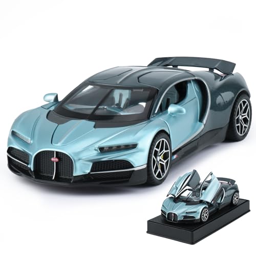 Carro de juguete metálico 1:32 con luces y sonidos miniatura 1