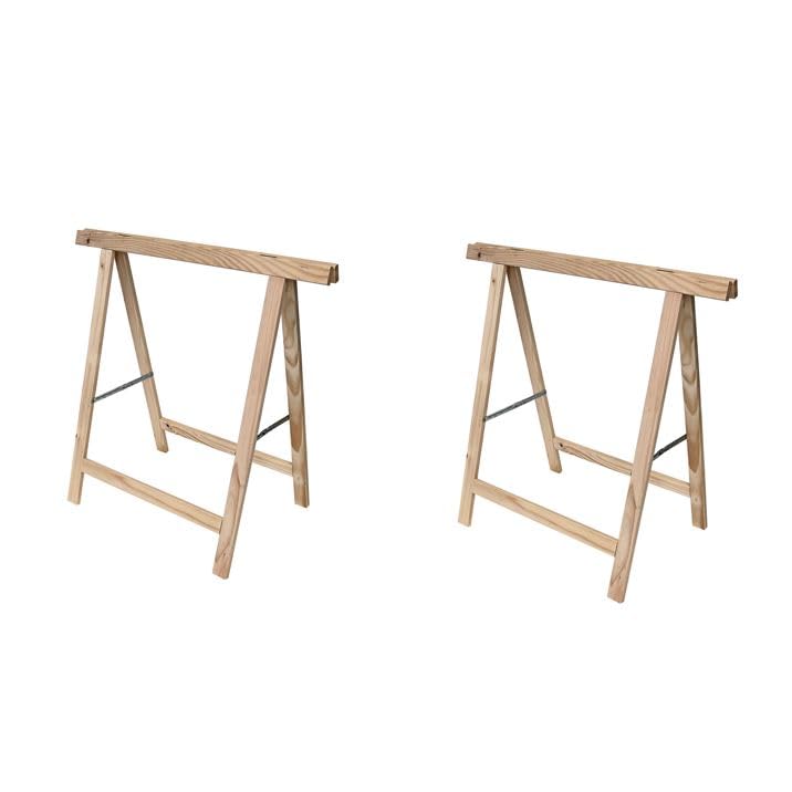 Fixkraft - Holzklappbock stabil 750 mm für vielseitige Anwendungen: Robuster Arbeitsbock & Tapezierbock platzsparend klappbar 75x76x4 cm ideal für Werkstatt & Heimwerkerprojekte (2)