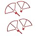 RC Drone Elica Protector Protezione Anello Accessori Drone per Hubsan Zino H117S(red)