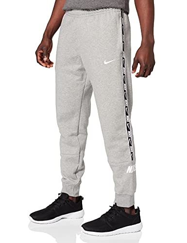 Nike M NSW Repeat FLC Jggr BB pantalon molleton doux avec logos répétés
