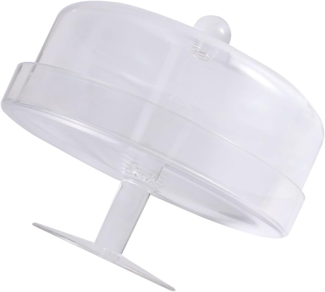 Gadpiparty Arched Acrylic Food Cover for Salad and Cake, Portable Food Cover with Heat Concentration Function, for Backyard Kitchen and Buffet Use