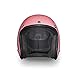 Daytona Cruiser Helmet - Pink Metal Flake - Lightweight 3/4 Shell Motorcycle Helmet with Removable Gloss Black Bubble Visor Added - Bluetooth Compatible - S - 2.05 Pounds