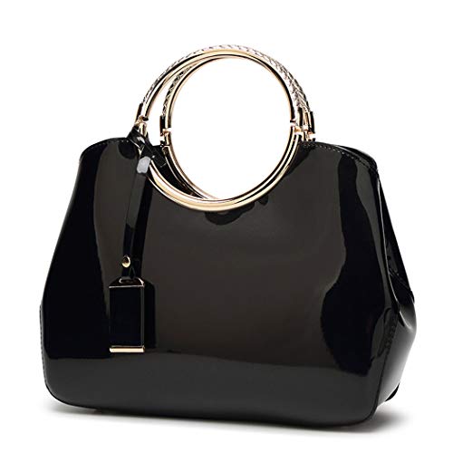 Cabas original femme noir AINUOEY sac à main porté épaule chic