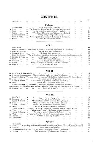 The Tales Of Hoffmann: French, English Language Edition, Vocal Score (Kalmus Edition) (French Edition) #TOP5