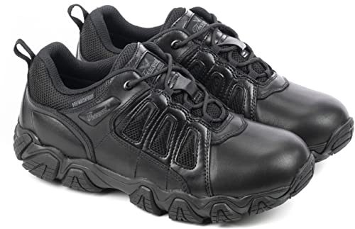 Thorogood Crosstrex Waterproof Safety Toe Work Shoes for Men - Lightweight Polishable Leather and Mesh with Comfort Insole and Slip-Resistant Outsole; ASTM Rated