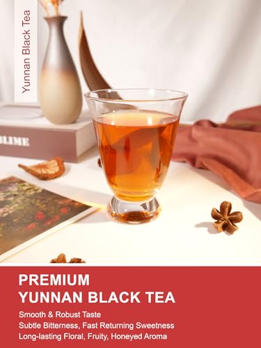 Image of TeeLux Black Tea Loose Leaf, Smooth & Full-bodied Taste, Caffeinated, 16oz