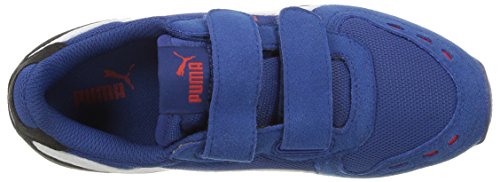 Image of Puma Unisex Cabana Racer Mesh V PS Casual Athletic Sneaker (Little Kid /Big Kid), True Blue /Puma White, 3.5 M US Big Kid