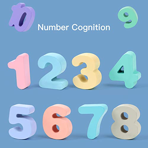 3 em 1 quebra-cabeça de números de madeira tabuleiro logarítmico classificador de contagens jogo bri