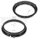 tomzz Audio 2815-010 Lautsprecherringe Adapter Halterungen kompatibel mit Ford Fiesta KA Focus Mondeo Kuga Tür vorne/hinten für 165mm DIN Lautsprecher